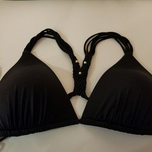 Victoria's Secret Black Bikini Top Large